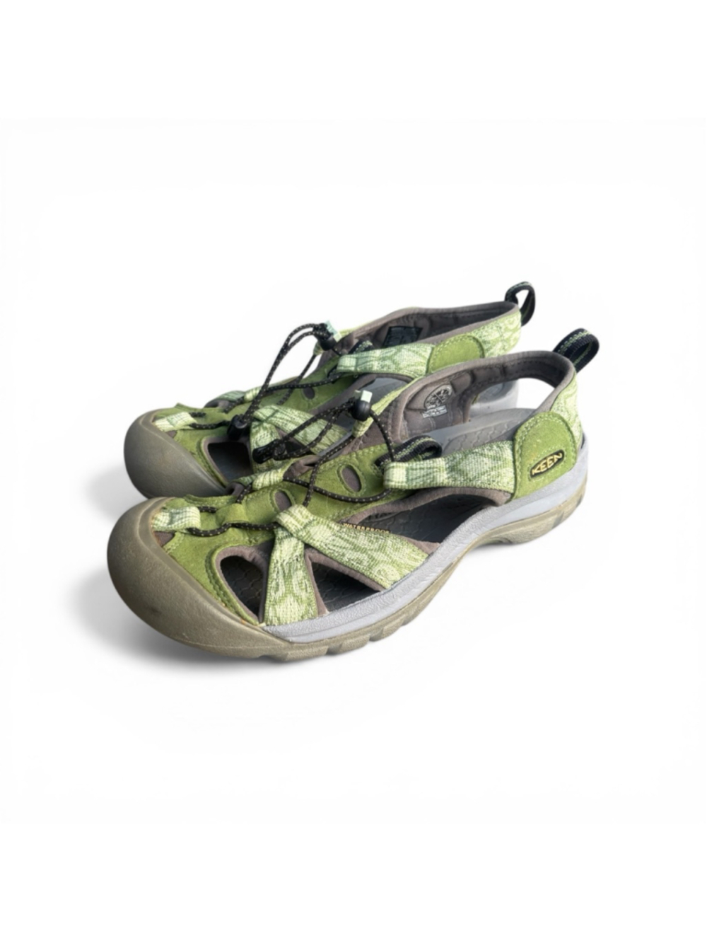 KEEN Sandals Men’s Size 9 Green Outdoor Hiking Water Shoes Trail Comfort